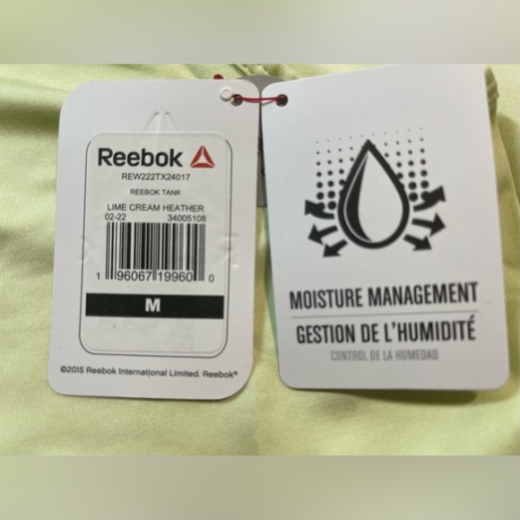 NWT $35R Reebok Womens Racer Back Tank Size M - Picture 6 of 10